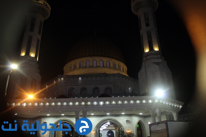 مهرجان مولد النور في مسجد الروضة في جلجولية 